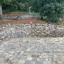 Backyard-Transformation-Paver-Patio-Retaining-Wall-Installation-in-Homewood-Al 0