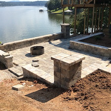 Illuminating-Beauty-Paver-Patio-Nightlighting-Fire-Pit-Installation-in-Pell-City-AL 5