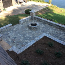 Illuminating-Beauty-Paver-Patio-Nightlighting-Fire-Pit-Installation-in-Pell-City-AL 6