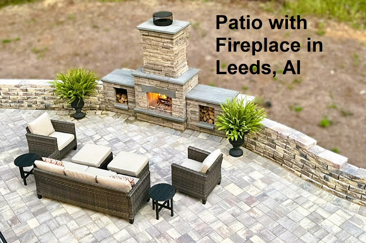 Patios leeds fire place